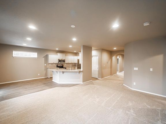 Living / dining / kitchen space