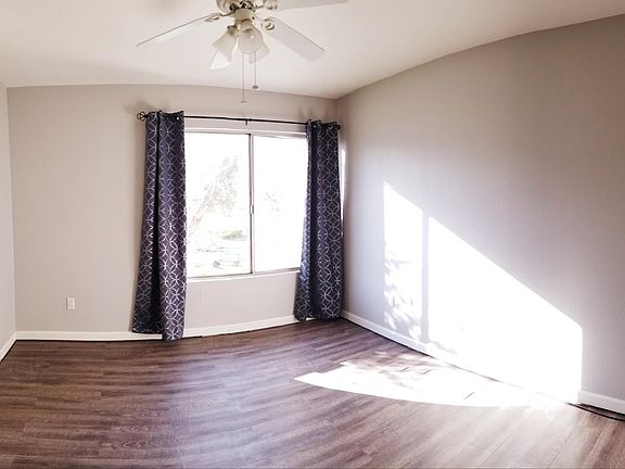 1st master with views of park. New flooring. New paint