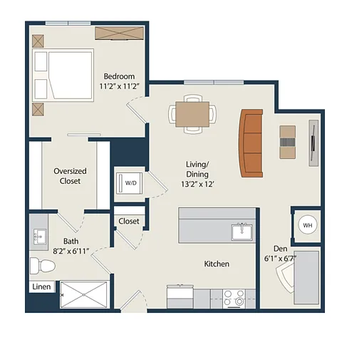 Floor plan A11.Den