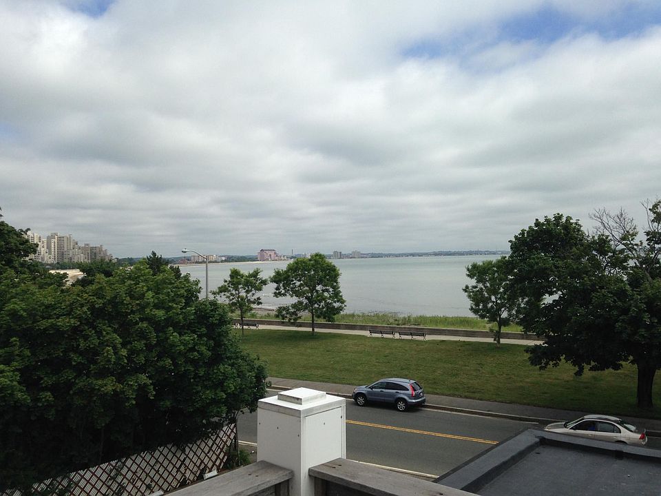Summer view from your deck: big enough for table and chairs. Winter view even better