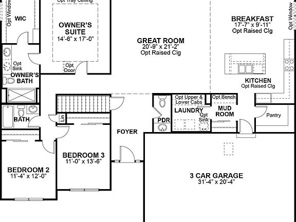 Optional Powder Room