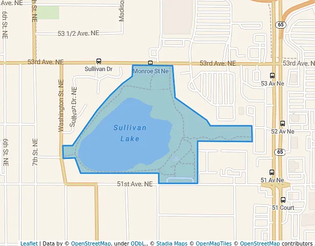Map of Sullivan Lake