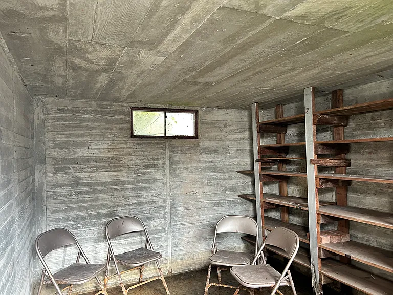 Underground bunker.
