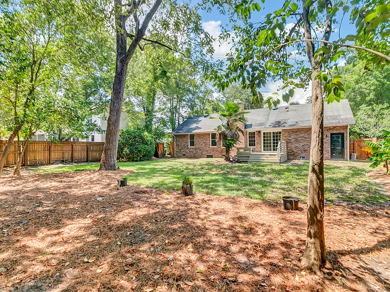 Back yard (fully fenced-in)