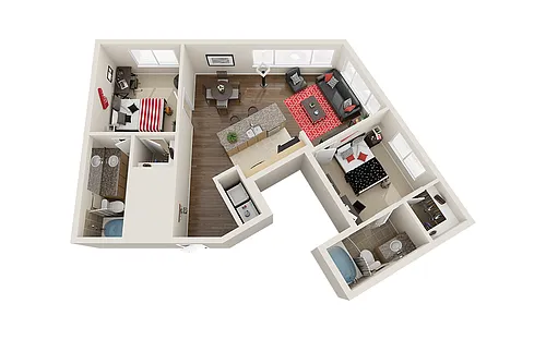 Floor plan B2