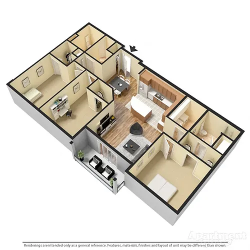 Floor plan 3 Bedroom