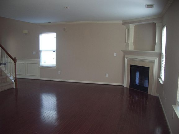 Open concept, Living Room with corner gas fireplace