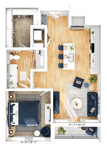 Floor plan A1G