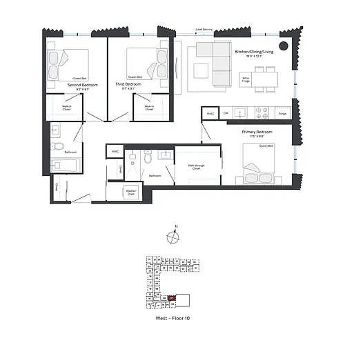 Floor plan W1007