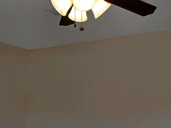 Ceiling fans and matching oil rub fixtures throughout with all new paint ceiling and walls.