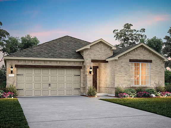 The Orchard, a one-story home with 2-car garage, shown with Home Exterior 32