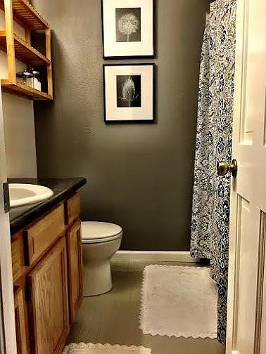 Lower level bath
