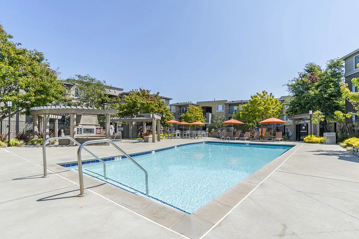 Make every day feel like a resort day at our sparkling swimming pool. - The Tides