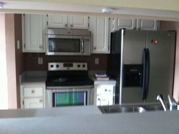 kitchen, stainless steel appliances