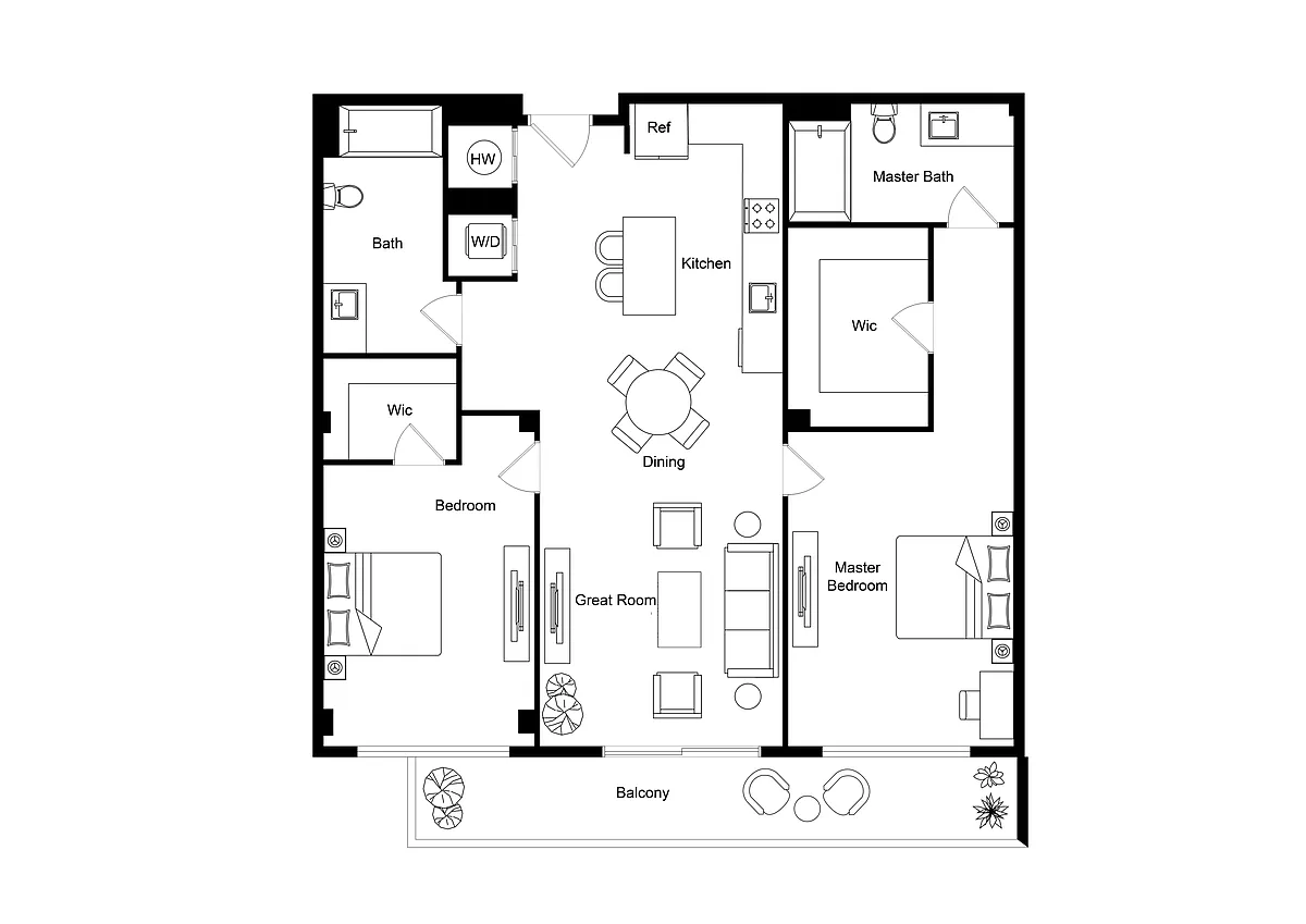 Floor plan B12