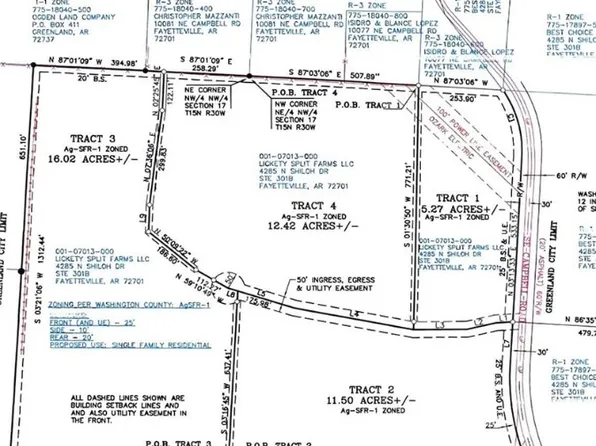 SE Campbell Rd, Fayetteville, AR 72701