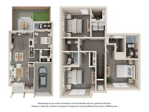 Floor plan The Dogwood 4x3.5