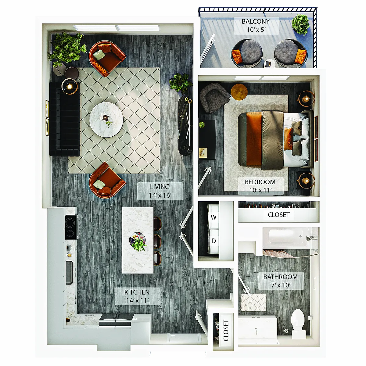 Floor plan Haven A