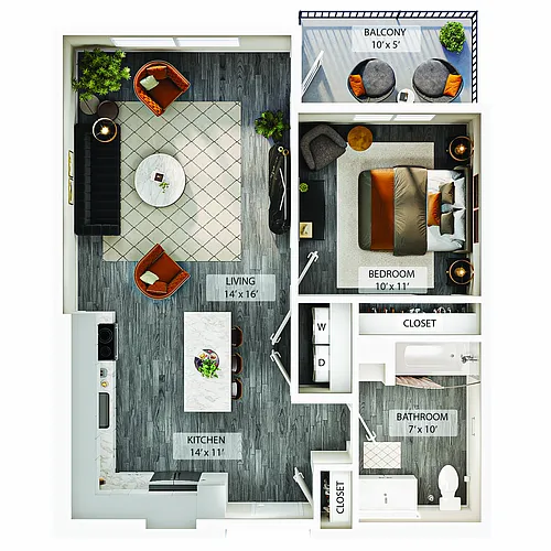 Floor plan Haven A