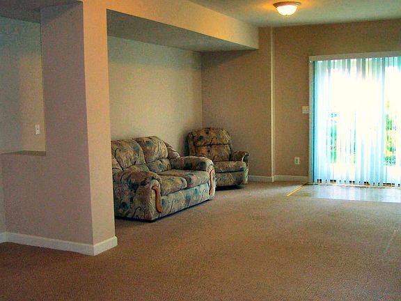 Finished walk out basement