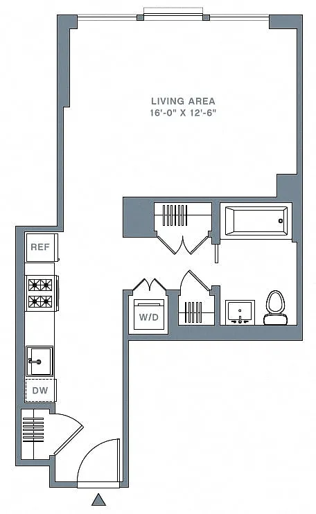 Floor plan Studio-5-31 B