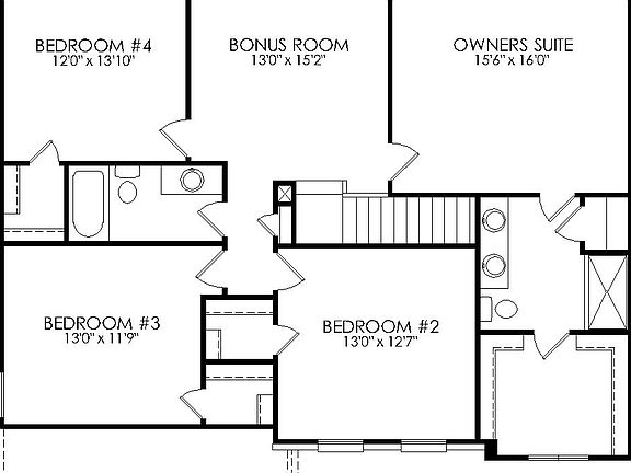 floor plan second level