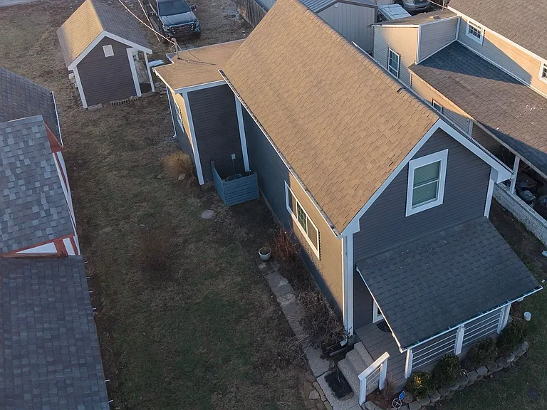 Aerial view of home