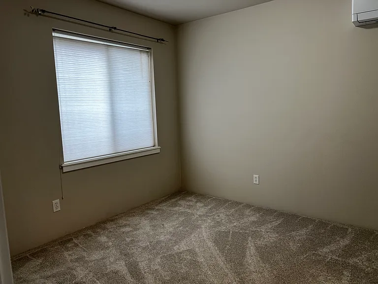 Guest or kids bedroom #2 with new carpet, walk in closet and ductless heat and AC