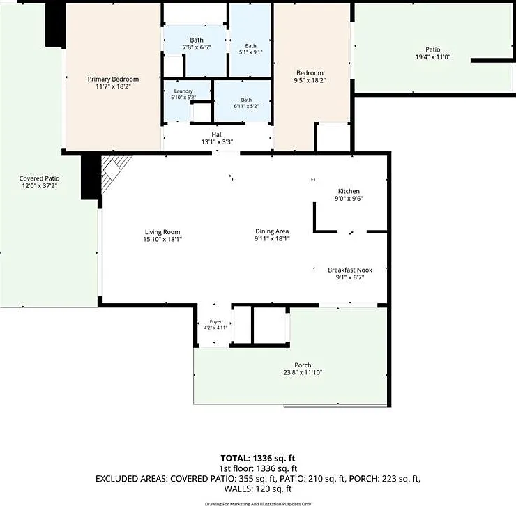2 bed, 2.0 bath, 1315 sqft, $3,200 — Photo 2