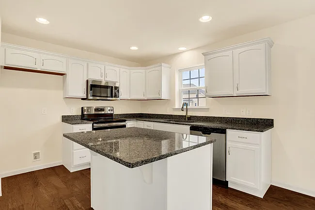 Island in the kitchen