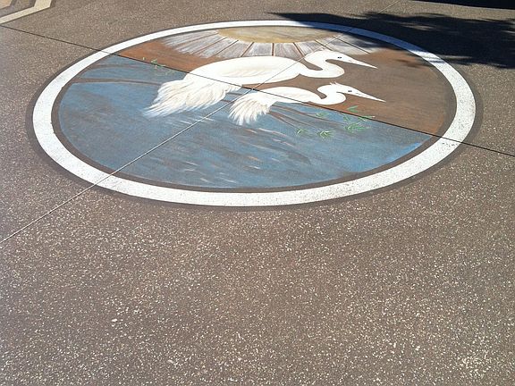 Painting on Driveway