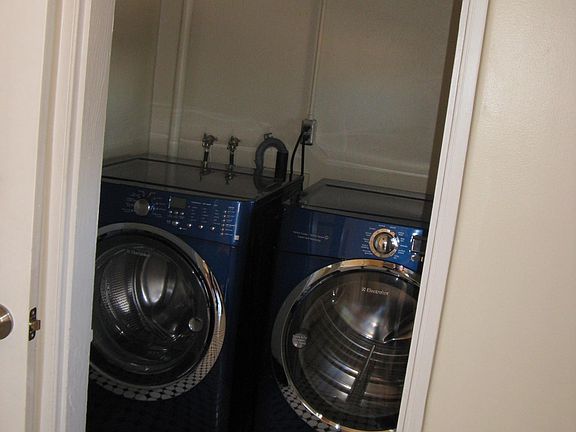 washer and dryer in laundry room off of AZ room and kitchen
