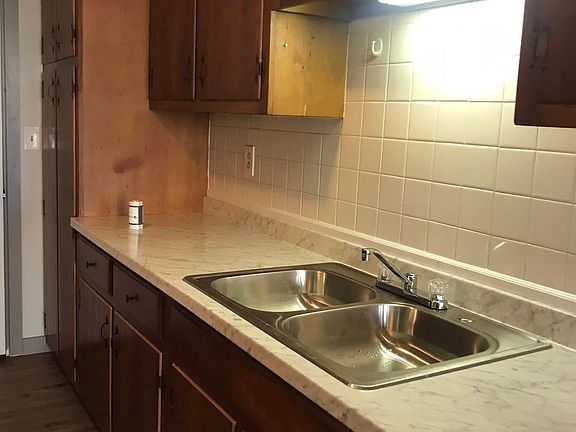 Plenty of storage and kitchen work space.