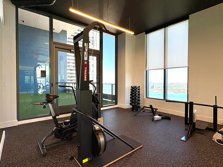 Fitness and yoga outdoor area