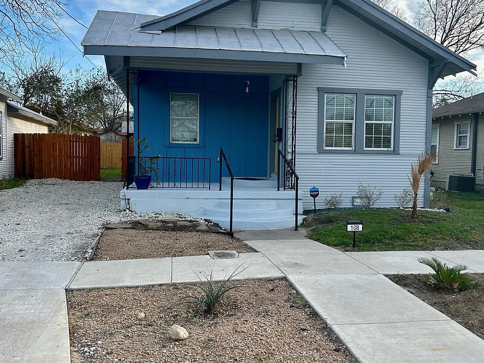 Front porch and driveway