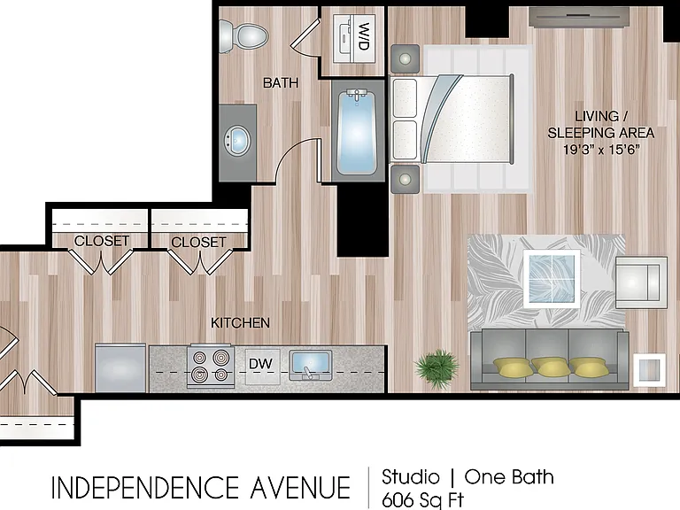 606 sq ft 606 sq ft