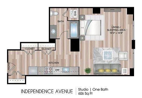 Floor plan Independence Avenue