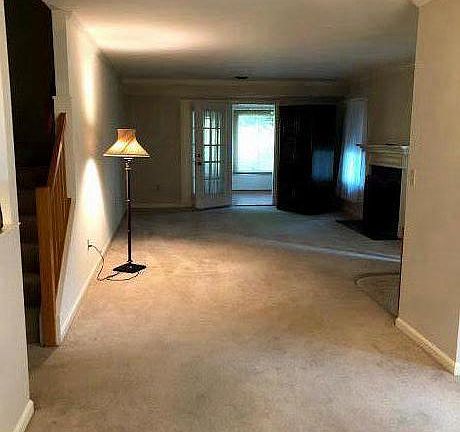 View from dining room to living room.
