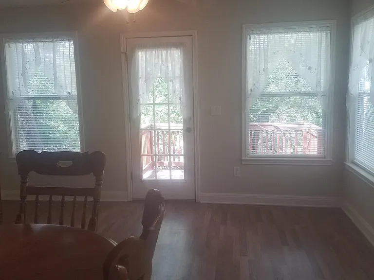 Dining area and sun room