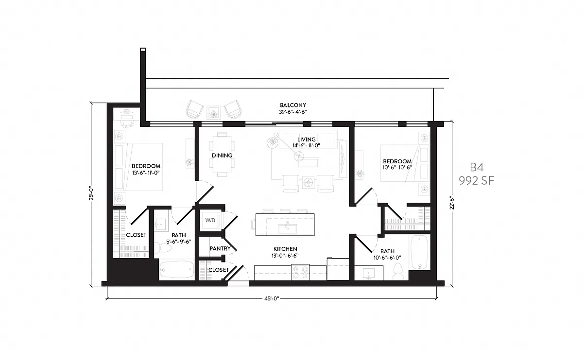 Floor plan B4