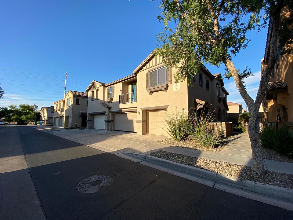 Property with two car garage.