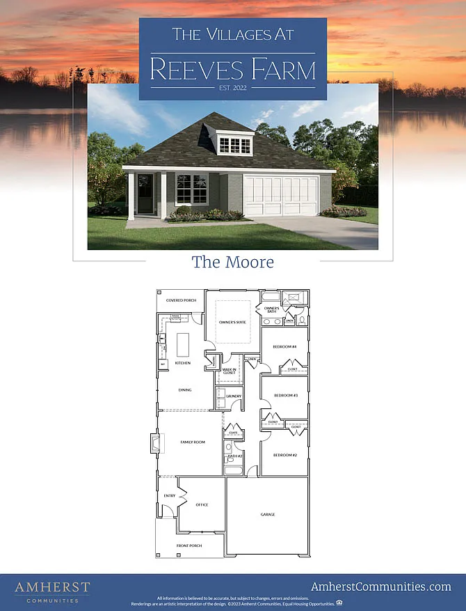 Floor plan Moore