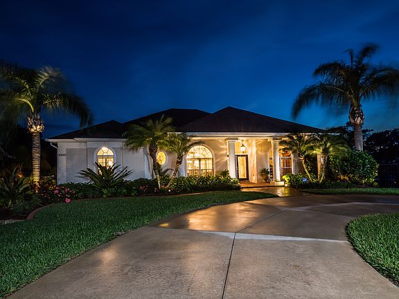 Front of home at twilight