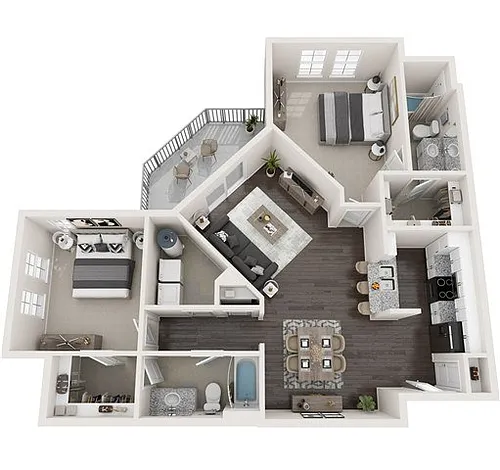 Floor plan Callicot