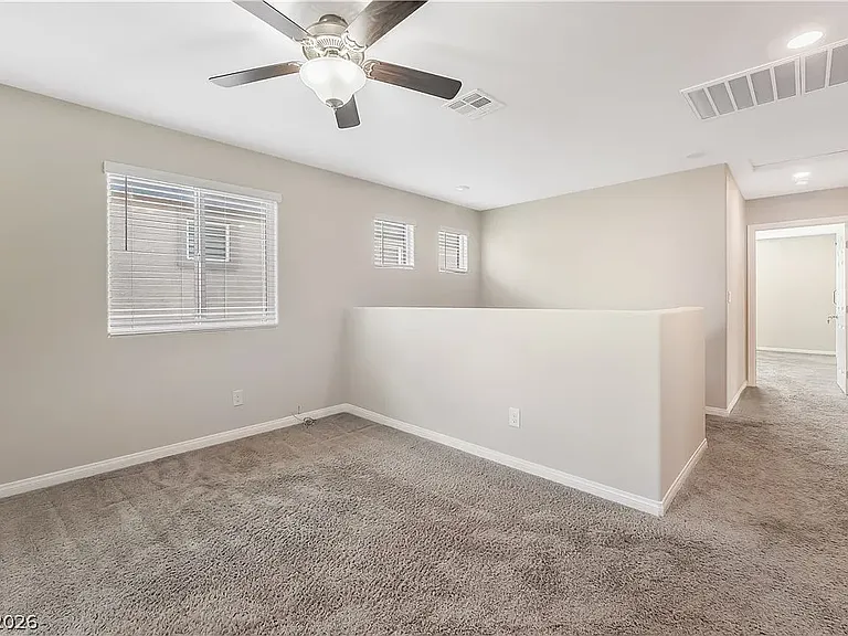 Large loft for extra family room, a workspace, or hang out spot