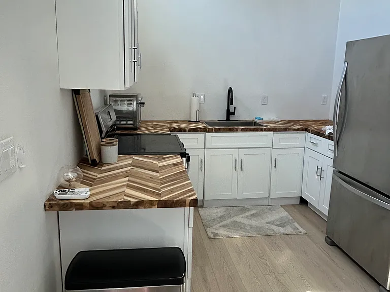 Wrap around kitchen