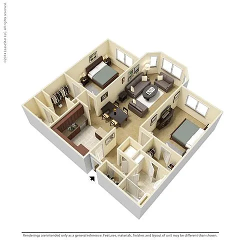 Floor plan B7 Renovated