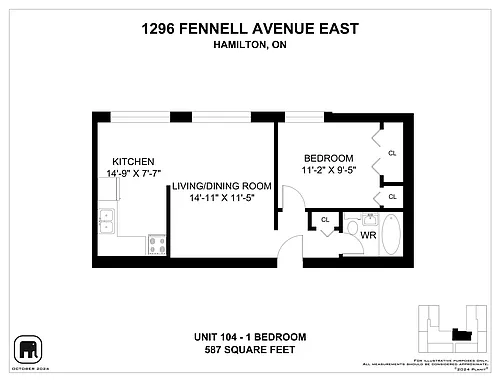 Floor plan Apartment - 2 Bedroom - Ground Lvl