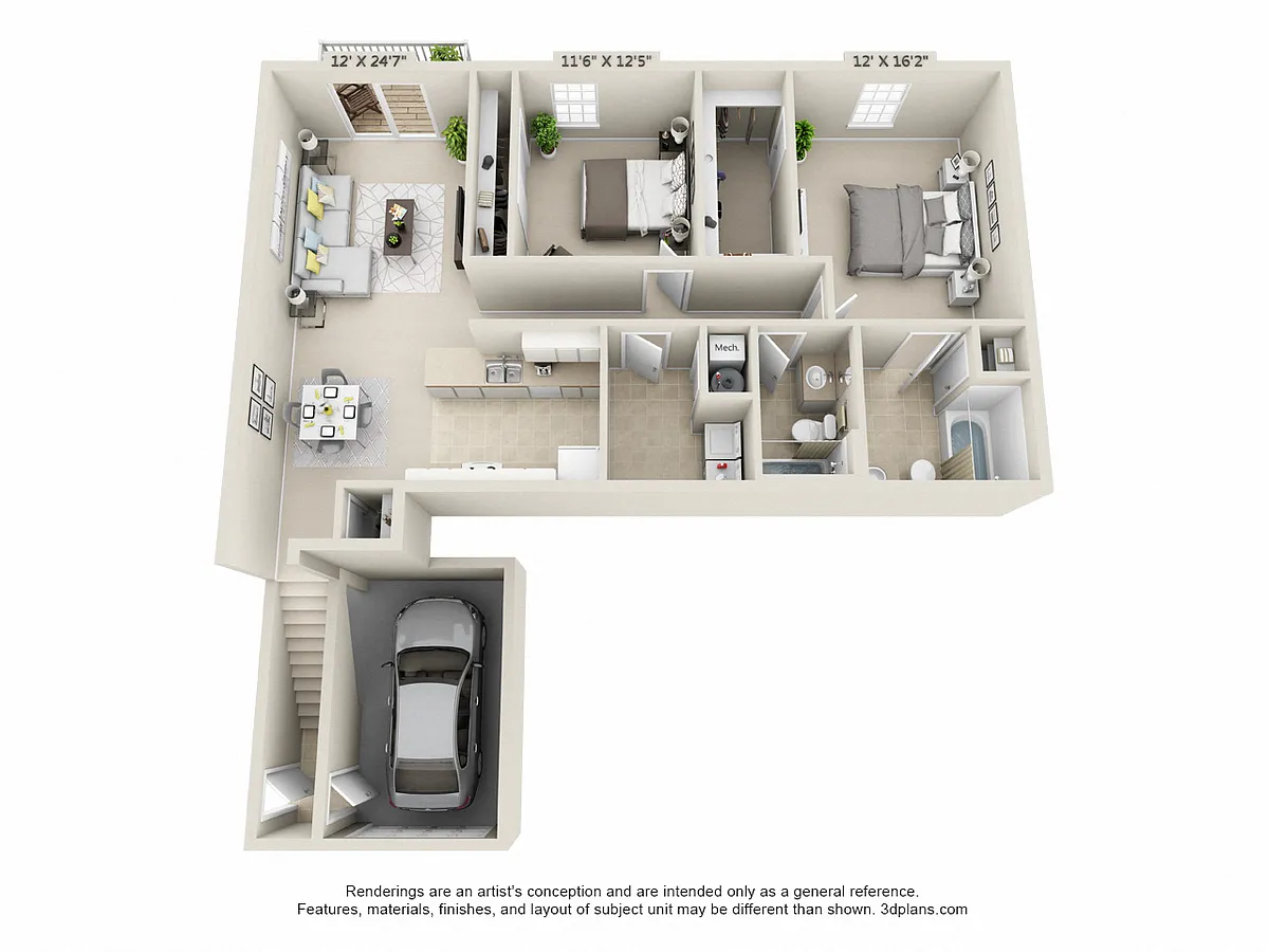 Floor plan Freedom (Balcony)