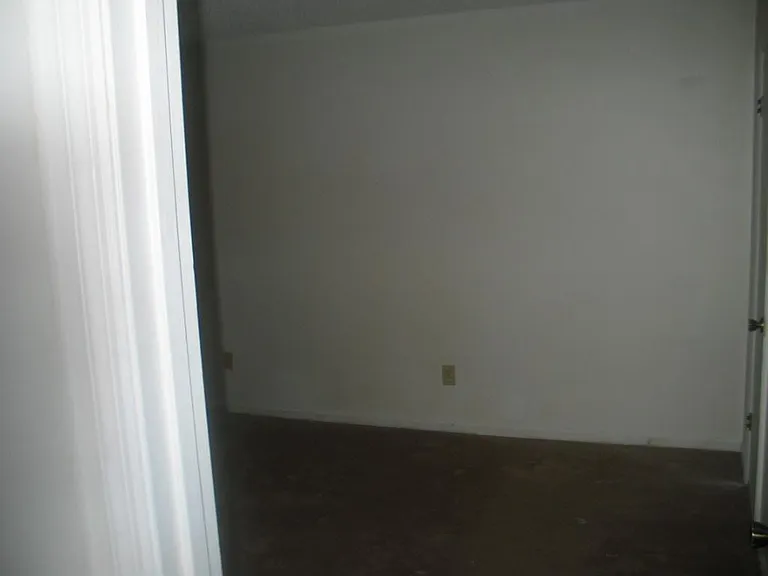 view from hallway to large master bedroom